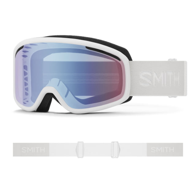 Smith Vogue Goggles Blue Sensor Mirror Lens White - Smith