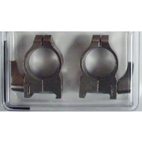 Smith & Wesson 1in Quick Detach Scope Rings Matte - 19225 - Smith & Wesson