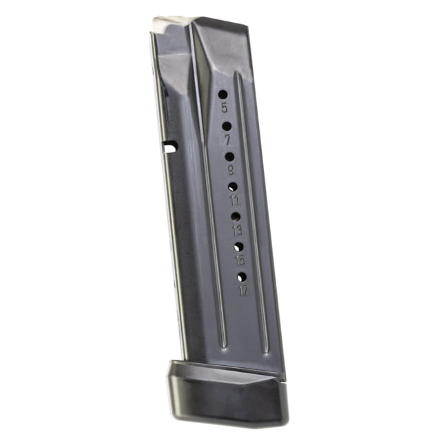 th & Wesson OEM Competitor 9mm Luger 17 Round Pistol Magazine Black 1 Pack 17RD Ammo