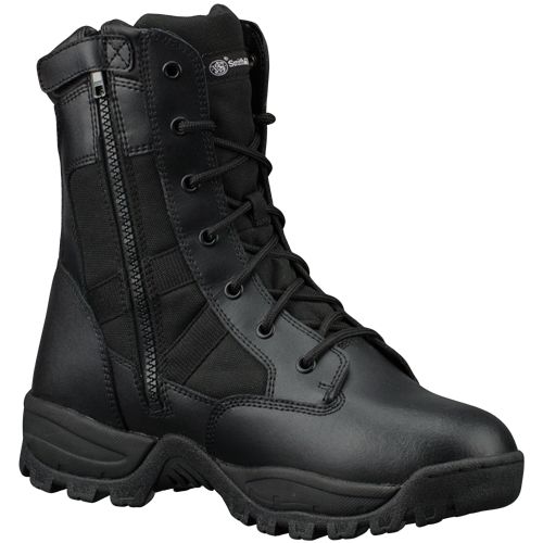 Smith & Wesson Breach 2.0 8in Side Zip Waterproof Tactical Boot - Mens Black - Smith & Wesson