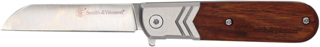 Smith & Wesson Executive Spring Assist Barlow Wood Handle Box