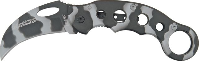 Smith & Wesson Karambit Urban Titanium Folder Knife 440C stainless blade SS SW32C