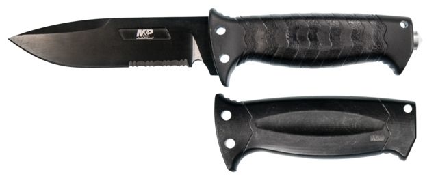 Smith & Wesson M&P Grip Swap Fixed Blade Knife 5in - Smith & Wesson