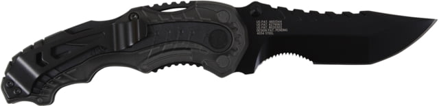 Smith & Wesson M&P Magic Assist Black Aluminum Black Blade Serrated SWMP6S - Smith & Wesson