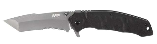Smith & Wesson M&P Special Ops Folding Knife 4in 8Cr13MoV Stainless Steel Tanto Point Blade G10 Handle Black
