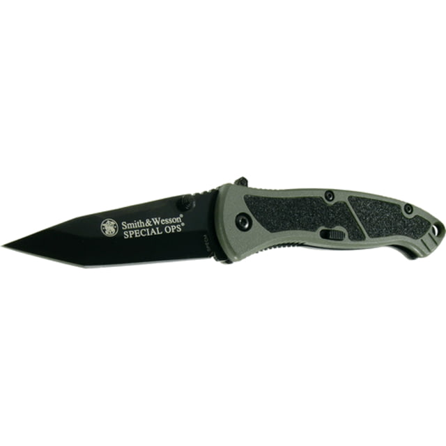 Smith & Wesson Specops MAGIC Folding Knife Assist Grn Medium - Smith & Wesson