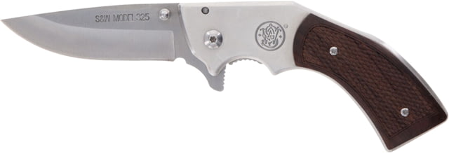 Smith & Wesson Smith & Wesson Model 325 Revolver Folding Knife 3in Stainless Steel Blade Wood Handle - $42.89 at Optics Planet