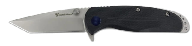 Smith & Wesson Nylon Folding Knife 2.6in 8Cr13MoV Steel Blade 3.5in Glass-Filled G-10 Nylon Handle