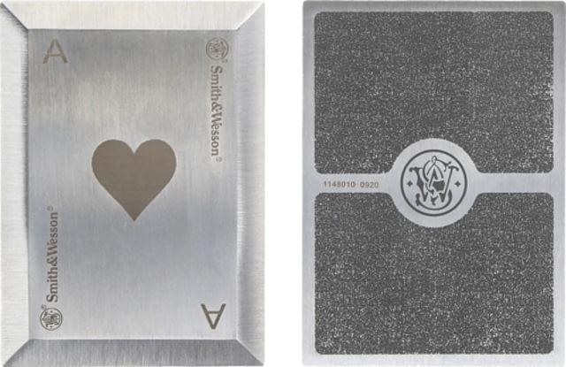 Smith & Wesson Smith & Wesson S&w Bullseye Throwing Cards 4-pack Ss Laser Etched W/shth - $33.49 at Optics Planet