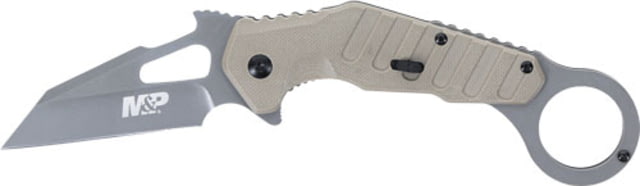 Smith & Wesson S&w Knife M&p Extreme Ops 3'' Karambit Spring Assist Fde - Smith & Wesson