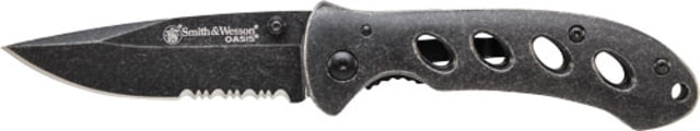 Smith & Wesson Oasis Small Liner Lock Drop Point Folding Knife