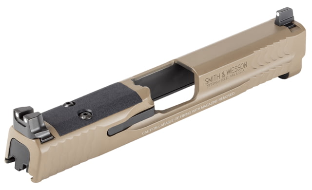 Smith & Wesson Slide Assembly Fits S&W Shield 9mm Flat Dark Earth Optic Ready/Serrated Slide - Smith & Wesson
