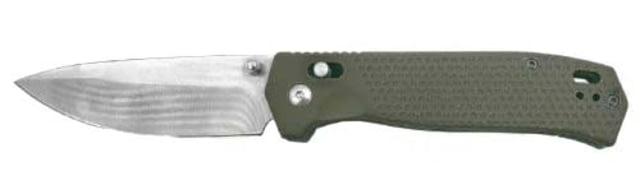 Smith & Wesson 24/7 Folding Knife 3.3in Stainless Steel Drop Point Rubber Overmolded Grey Handle