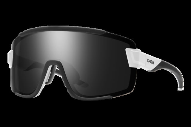 Smith Wildcat Sunglasses, Matte White Frame, ChromaPop Black Lens, 201516VK6991C