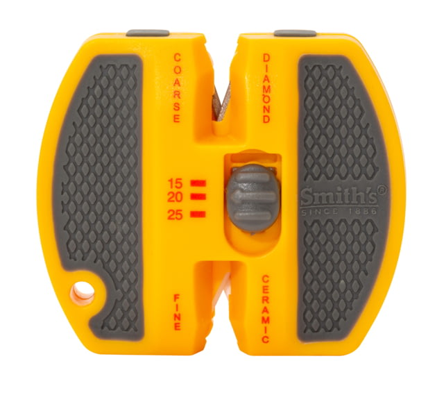 Smiths 2-Step Diamond Adjustable Knife Sharpener Orange/Gray - Smiths