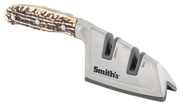 Smiths Cabin & Lodge Diamond Edge-Grip Sharpener Stag - Smiths