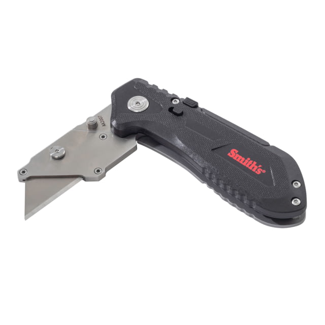 Smiths Edgework-Site Utility Folding Razor Knife 2.5 in Frame Lock Black