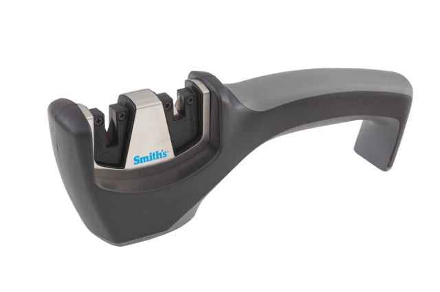 Smiths Gourmet Pull-Thru Sharpener Carbide & Ceramic Black Black/Gray - Smiths