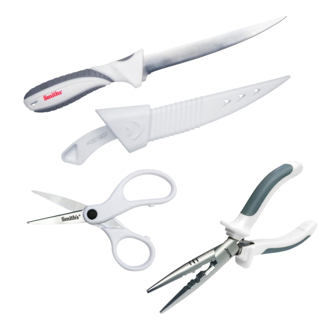 Smiths Lawaia Fishing Tool Combo Kit 4 Pieces White