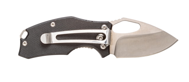 Smiths Lil Choncho Folding Knife 2.2in 400 Stainless Steel Polished Drop Point Blade G10 Handle Black - Smiths