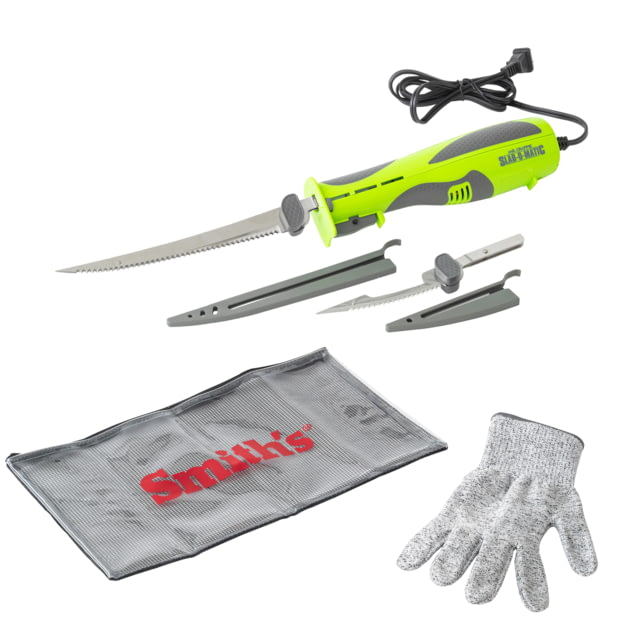 Smiths Mr. Crappie Slab-O-Matic Electric Knife Green - Smiths
