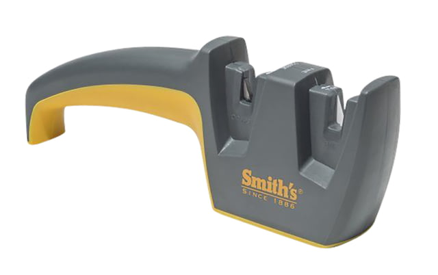 Smiths Edge Pro Pull-Thru Knife Sharpener Gray/Yellow 50348 - Smiths