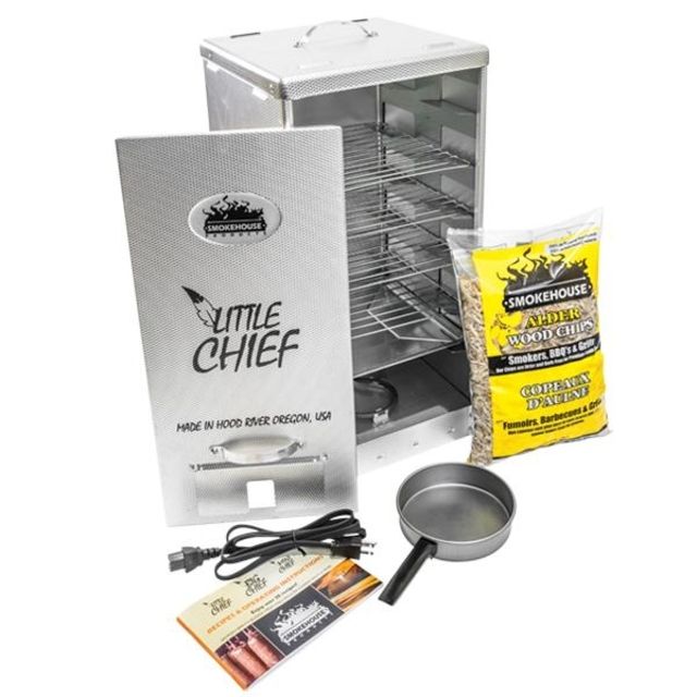 Smokehouse Product Little Chief Electric 25lb. Cap. Smoker Silver Front Load 25lb Capacity 101850