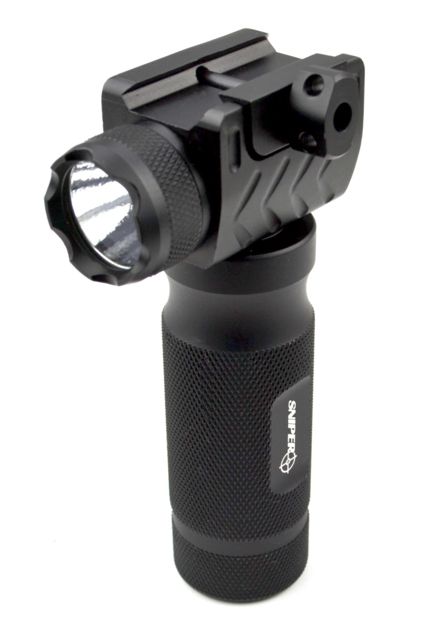 Sniper Aluminum Foregrip with Flashlight