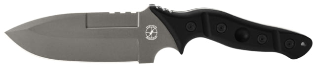 Sniper Bladeworks MAMU Fixed Blade Knife 5.46in 420HC Steel Fixed Blade Black Handle Satin - Sniper Bladeworks