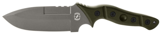 Sniper Bladeworks MAMU Fixed Blade Knife 5.46in 420HC Steel Fixed Blade OD Green Handle Satin - Sniper Bladeworks