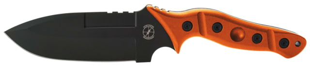 Sniper Bladeworks MAMU Fixed Blade Knife 5.46in 420HC Steel Fixed Blade Sniper Orange Handle Black - Sniper Bladeworks