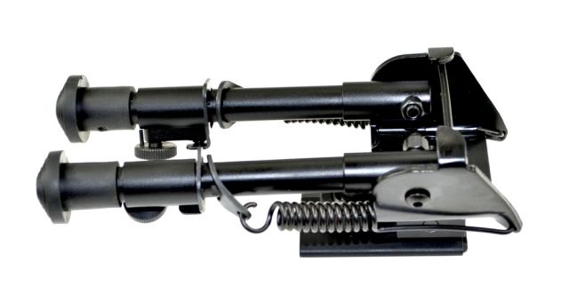 Sniper Compact Precision Bipod w/ Spring Loaded Legs Black Adjustable Height 6.2 - 8.7 in - Sniper