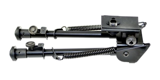Sniper Compact Precision Bipod w/ Spring Loaded Legs Black Adjustable Height 8 - 12.5 in - Sniper