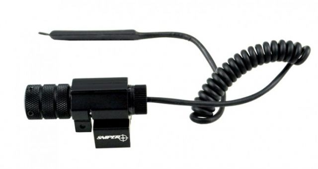 Sniper Compact Tactical Adjustable Red Laser Sight Black Small - Sniper
