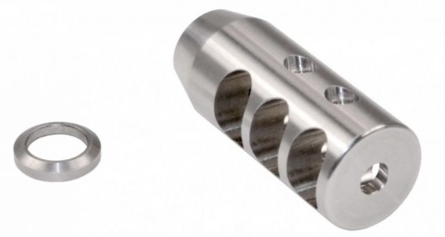 Sniper Muzzle Brake / Recoil Compensator for .223/5.56 NATO 1/2x28 Stainless Steel - Sniper