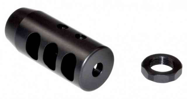 Sniper Muzzle Brake / Recoil Compensator for .223/5.56 NATO 1/2x28 Black - Sniper