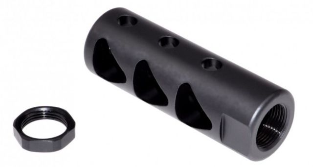 Sniper Muzzle Brake / Recoil Compensator for .223/5.56 NATO 1/2x28 Black - Sniper