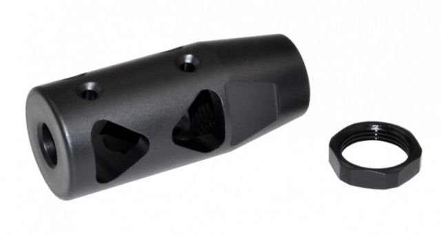 Sniper Muzzle Brake / Recoil Compensator for .308/762 5/8x24 Black - Sniper