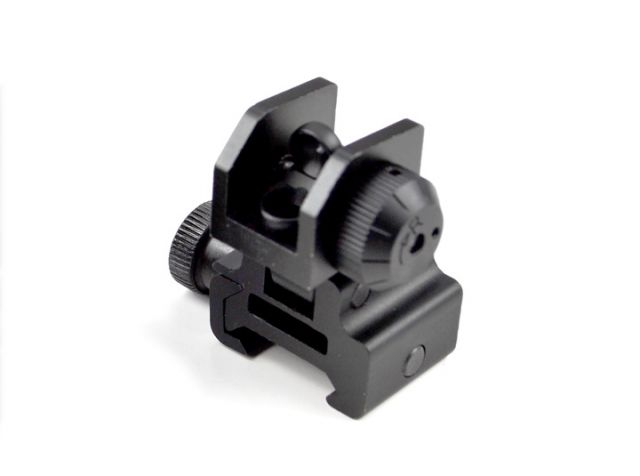 Sniper Tactical Removeable Top Mounted Fixed Rear Sight Black - Sniper
