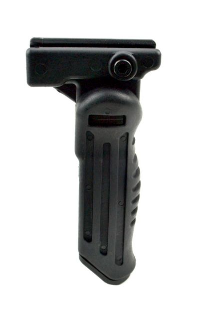 Sniper Vertical Front Grip Short Holder w/Compartment 5 in Black - Sniper