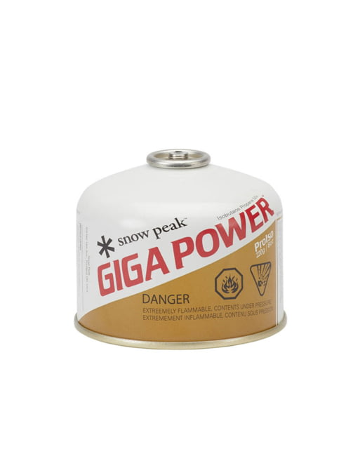 Snow Peak GigaPower Fuel 250 ProISO IsoButane and Propane Fuel Gold One Size