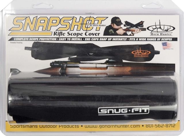 Horn Hunter Snapshot Rifle Scope Cover Large Black SK1001BK - Horn Hunter