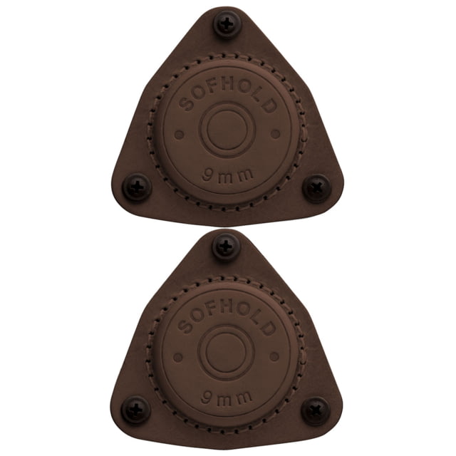 SofHold 9MM Bullet Gun Magnet Mount 2 Pack Rustic - Sofhold