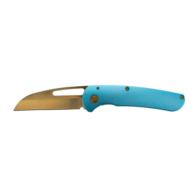 Sog SOG Escape FL Frame Lock Knife Blue 3" Gold Blue 9Cr adult