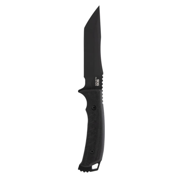 Sog SOG Pillar Tanto Fixed Blade Knife Black Micarta 5" Black Ion SOG-UF2001-BX Black CPM S35VN adult - Sog Specialty Knives & Tools