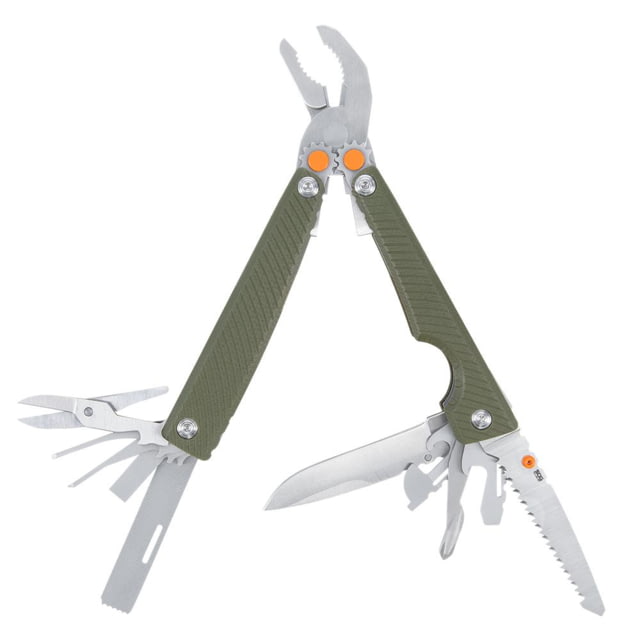 Sog Specialty Knives & Tools Sog SOG Tellus Multi-Tool OD Green GFN 13-in-1 SOG-29-06-01-41 OD Green adult - $74.99 at Optics Planet