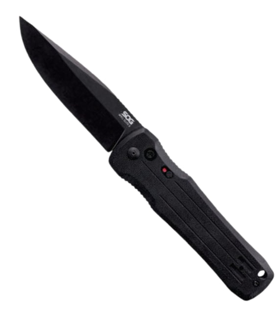 SOG Specialty Knives & Tools Elite II Drop Point Automatic Folding Knife 4in G-10 Black - Sog Specialty Knives & Tools