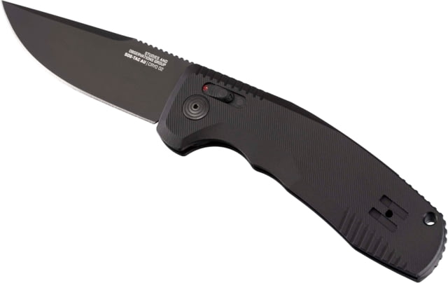 USED SOG Specialty Knives & Tools -tac Au - Black / Straight Edge - Sog Specialty Knives & Tools