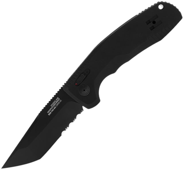 SOG Specialty Knives & Tools -tac Au - Black / Tanto / Partially Serrated