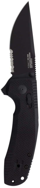 SOG Specialty Knives & Tools -tac Xr Blackout Partially Serrated SOG - Sog Specialty Knives & Tools